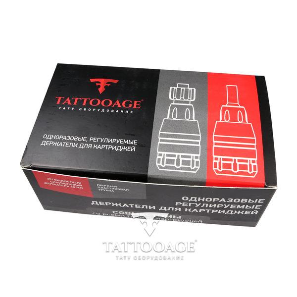 Держатель TATTOOAGE ADJUSTABLE CARTRIDGE GRIP, без зажима, 30 mm