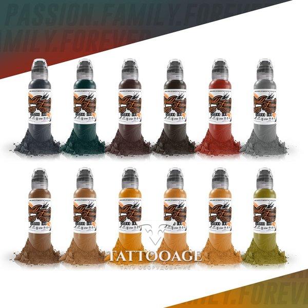 World Famous Ink 12 Color Earthtone Set